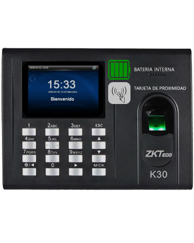 Reloj checador K30